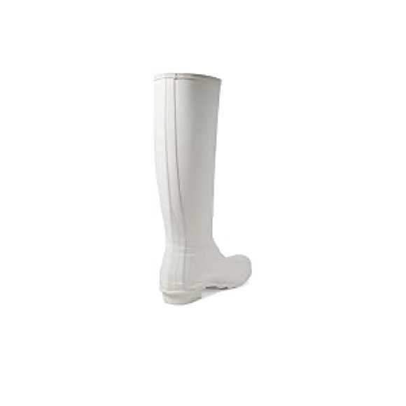 Hunter Original Tall Exaggerated Buckle Boot White Willow 9 M - Picture 4 of 5